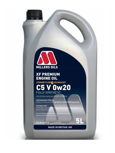 Millers Oils XF Premium C5 VW 0W20 5L VAG 508.00/509.00